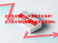 百万医疗保险一年要交多少保费？百万医疗保险腰椎间盘突出报销吗？