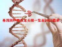 基因测序概念龙头股一览表2024最新