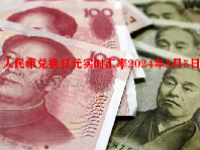 人民币兑换日元实时汇率2024年2月5日