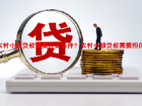 农村小额贷款需要什么条件？农村小额贷款需要担保人吗？