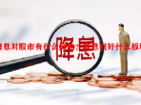降息对股市有什么影响？降息利好什么板块？