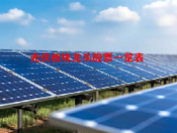 光伏板块龙头股票一览表