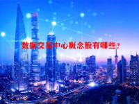 数据交易中心概念股有哪些？