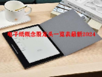 电子纸概念股龙头一览表最新2024