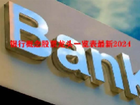 银行概念股票龙头一览表最新2024