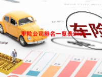 车险公司排名一览表2024