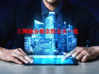 三网融合概念股龙头一览