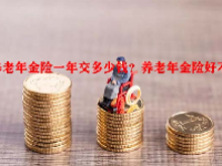 养老年金险一年交多少钱？养老年金险好不好？