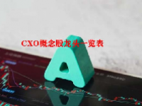 CXO概念股龙头一览表