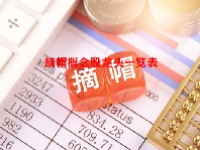 摘帽概念股龙头一览表