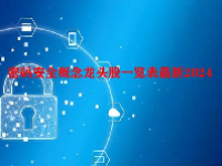 密码安全概念龙头股一览表最新2024