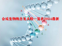 合成生物概念龙头股一览表2024最新